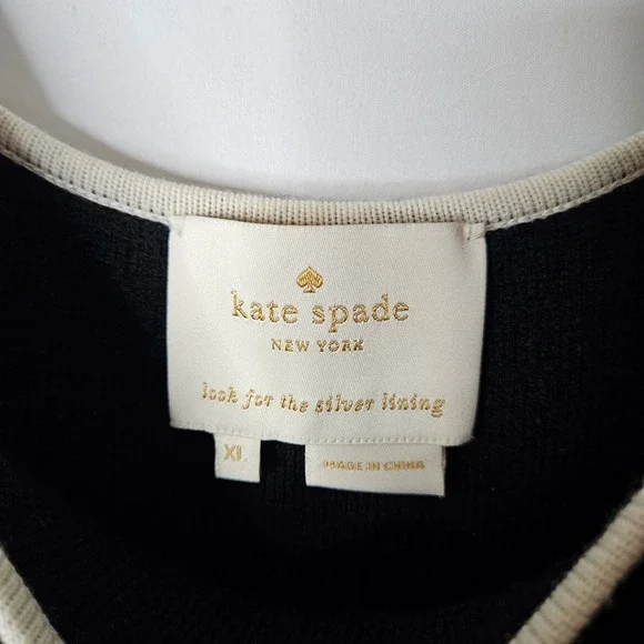Kate Spade New York Constance 100% Wool Colorblock Dress sz XL - Picture 3 of 6